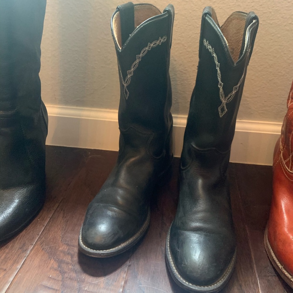 Black Justin Boots